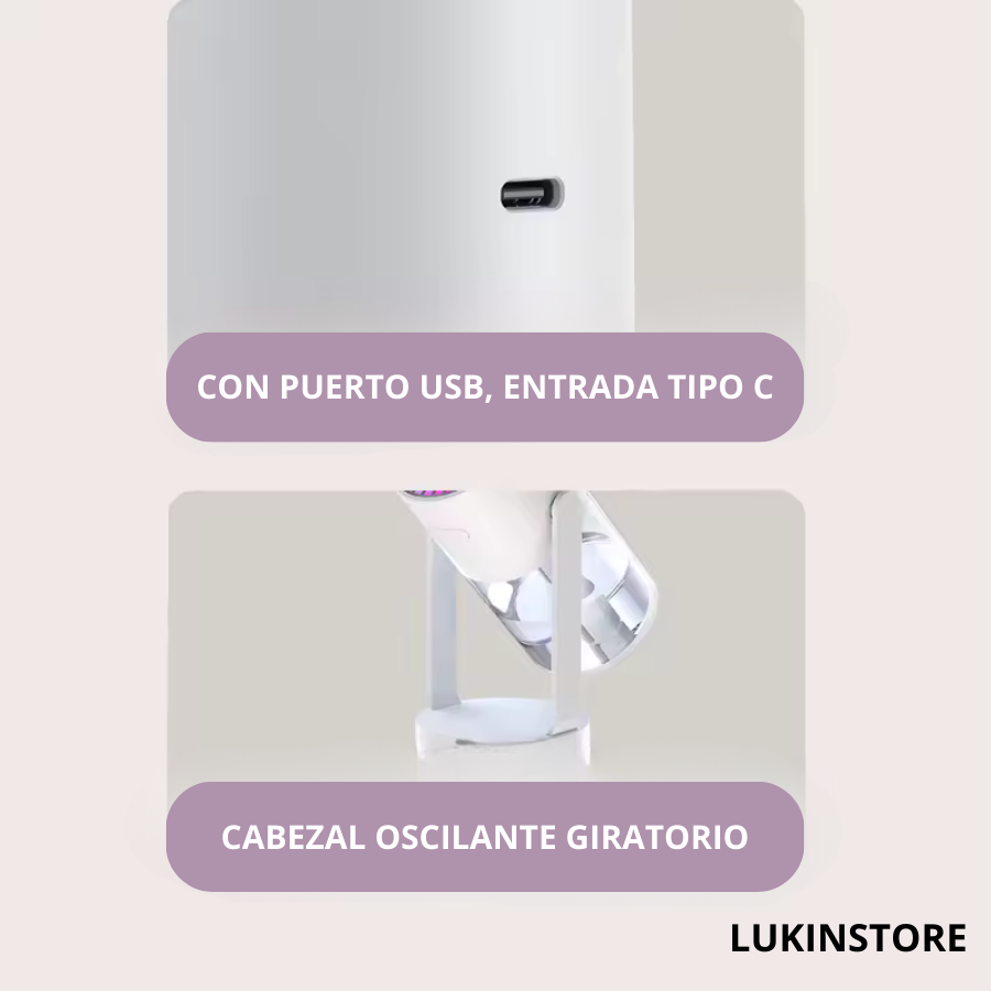 HUMIDIFICADOR CON PROYECTOR