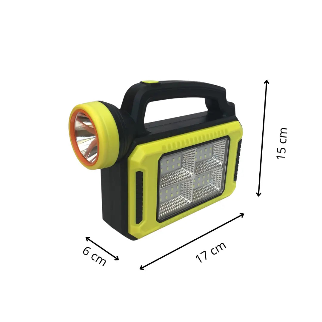 LINTERNA SOLAR LED RECARGABLE