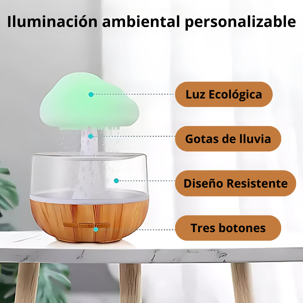 HUMIDIFICADOR DE NUBE CON LLUVIA