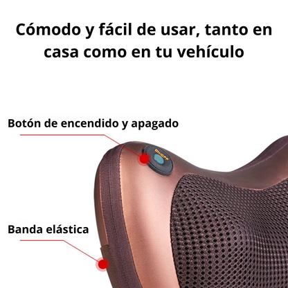 MASAJEADOR  PARA USAR EN AUTO Y CASA C/CALOR