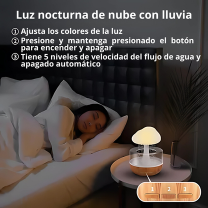 HUMIDIFICADOR DE NUBE CON LLUVIA